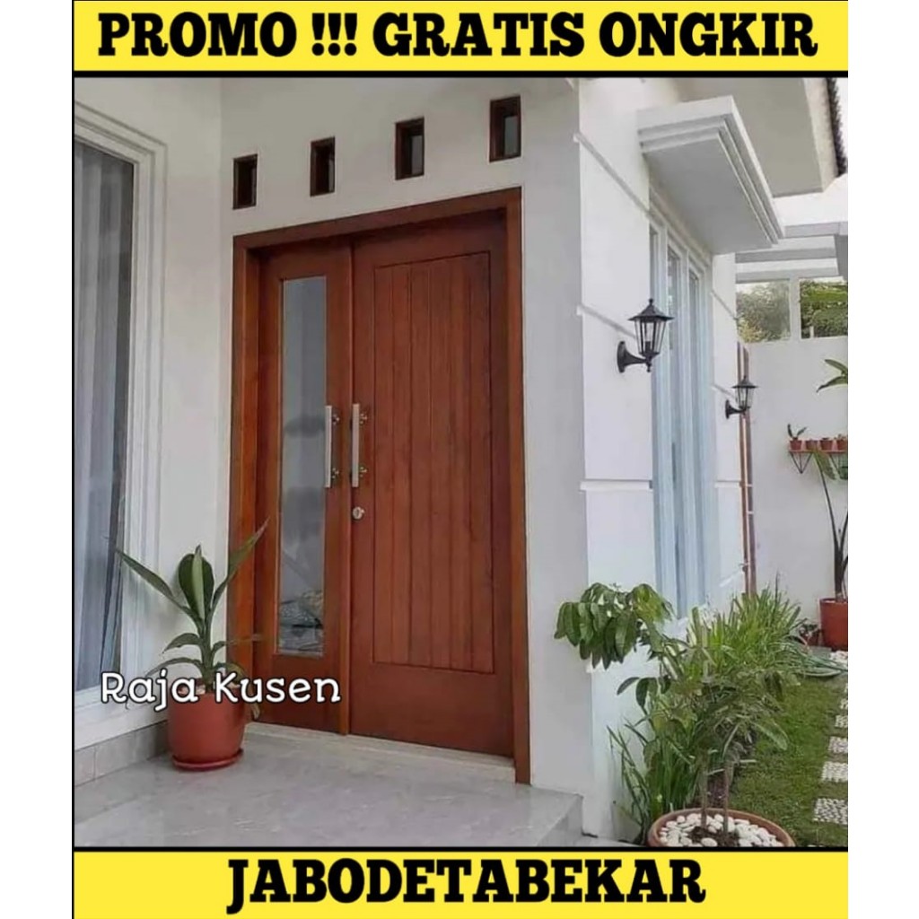 Jual Pintu Kupu + Kusen Cocok Untuk Pintu Samping atau Belakang