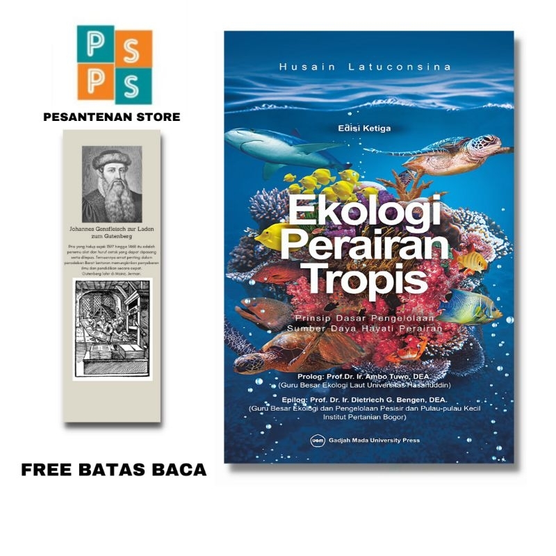 Jual Buku Original Ekologi Perairan Tropis Penerbit Ugm Press Shopee