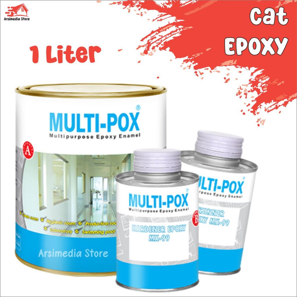 Jual Cat Epoxy Propan Multipox Mx 99 1 Lt Liter 1 Set Shopee Indonesia 2974