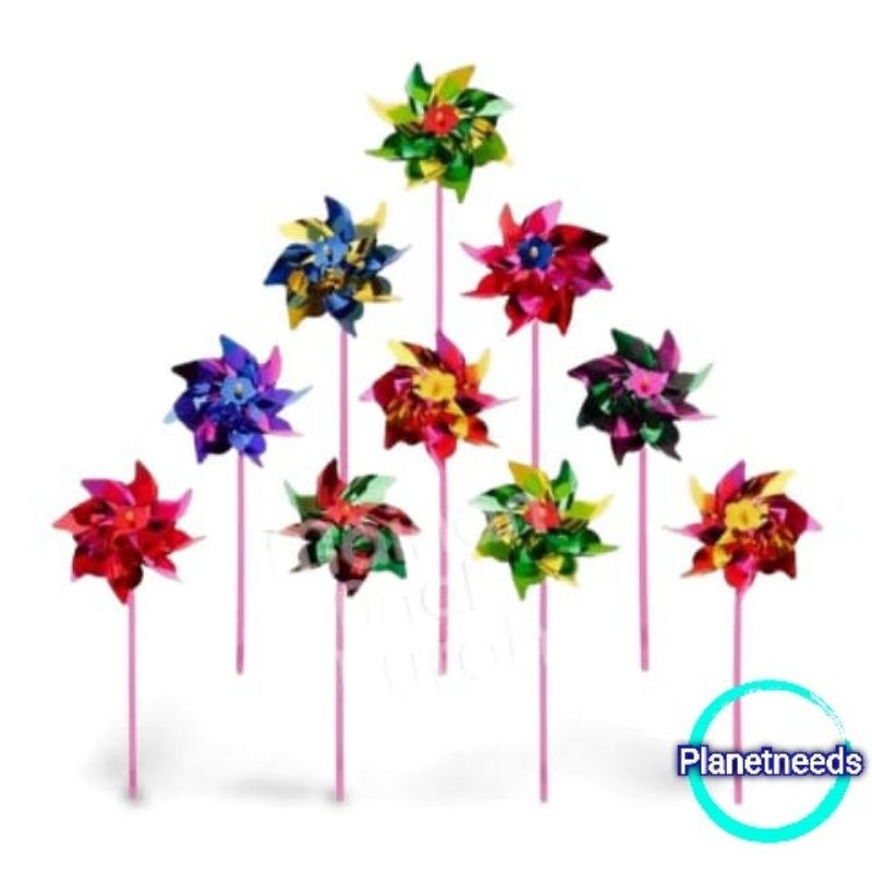 Jual Kitiran Angin Colorful/Kincir Angin Warna Warni/Baling Baling ...