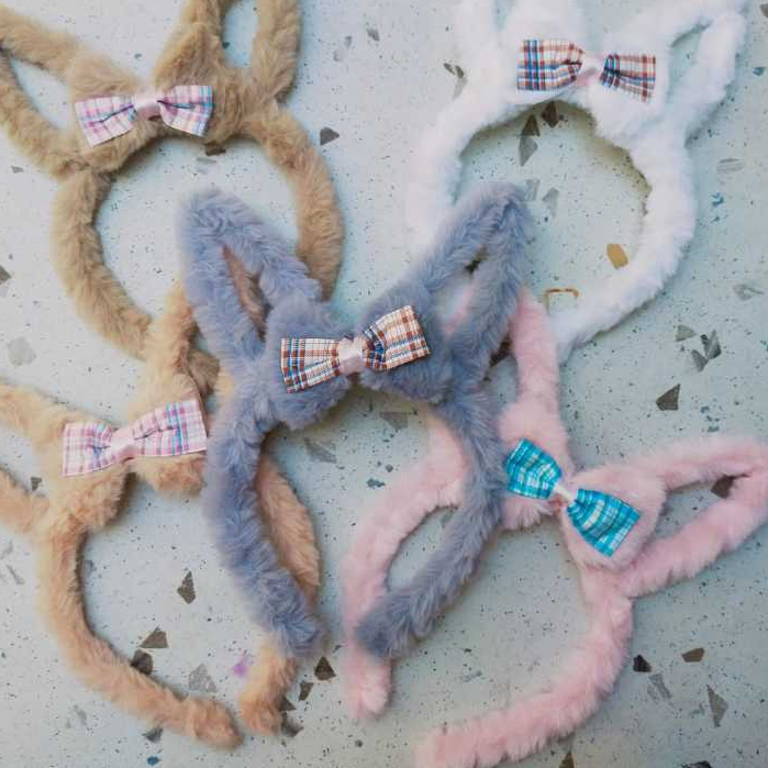 Jual Bando fluffy Kuping Kelinci - Bando Anak Rabbit Pita - Headband ...