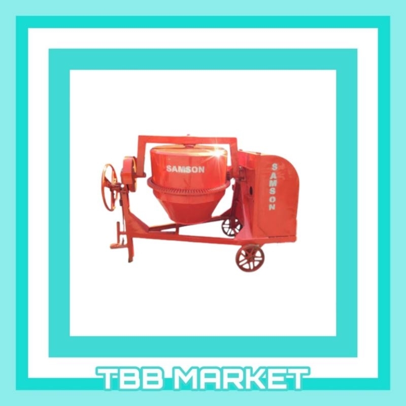 Jual Mesin Molen Pengaduk Cor Semen Samson 50 KG + Disel R 180 / 8 PK ...