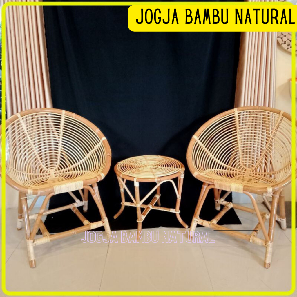 Jual Jual Kursi Set Rotan Mangkok | Kursi Rotan Set Murah Jogja | Kursi ...