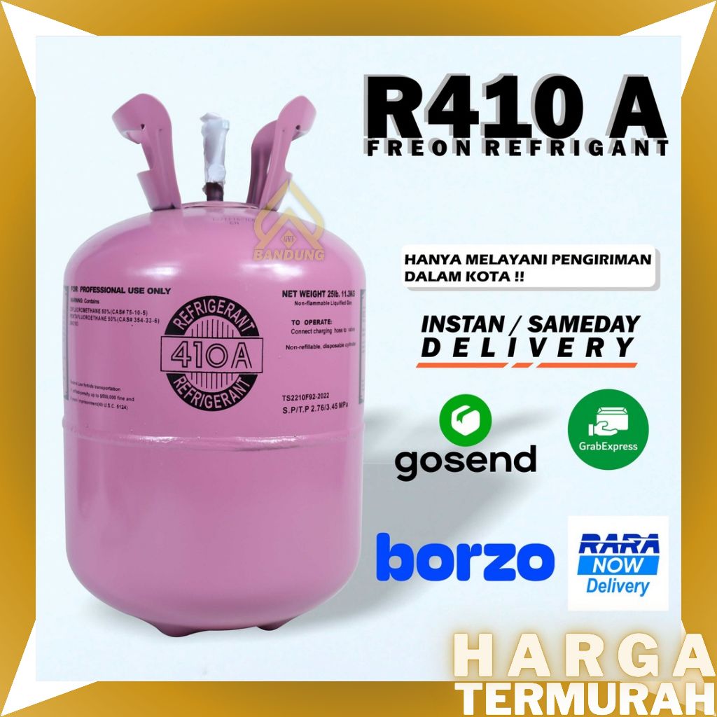 Jual REFRIGERANT R410 A | REFRIGERANT R 410 DAN ISI TABUNG DAN ISI 11,3 ...