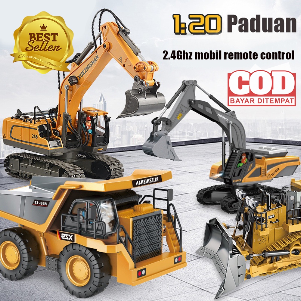 Jual Excavator Remote Control 11 Channel RC Beko Penggali Truk RC ...