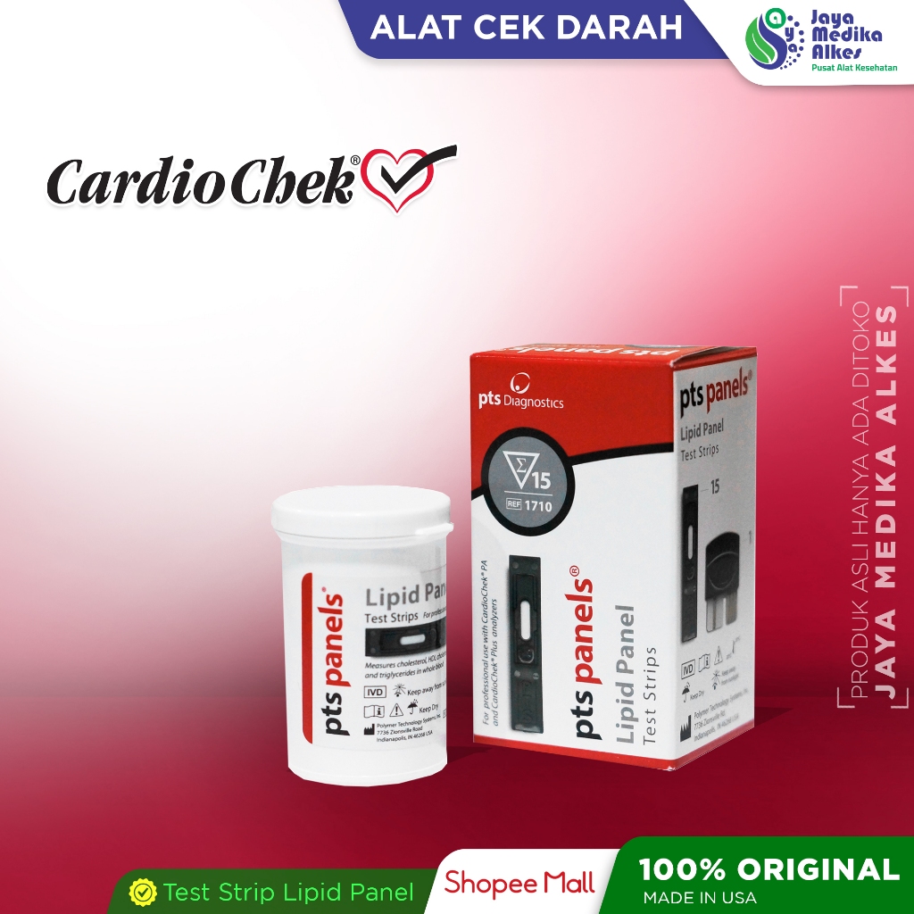 Jual CardioCheck Lipid Panel (STRIP) - Cek Kolesterol Lengkap (LIPID ...