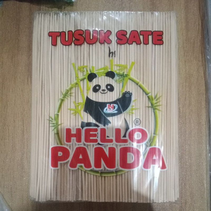 Jual Tusuk Sate Hello Panda 500 Gram Tusuk Sate Impor Kuat Shopee