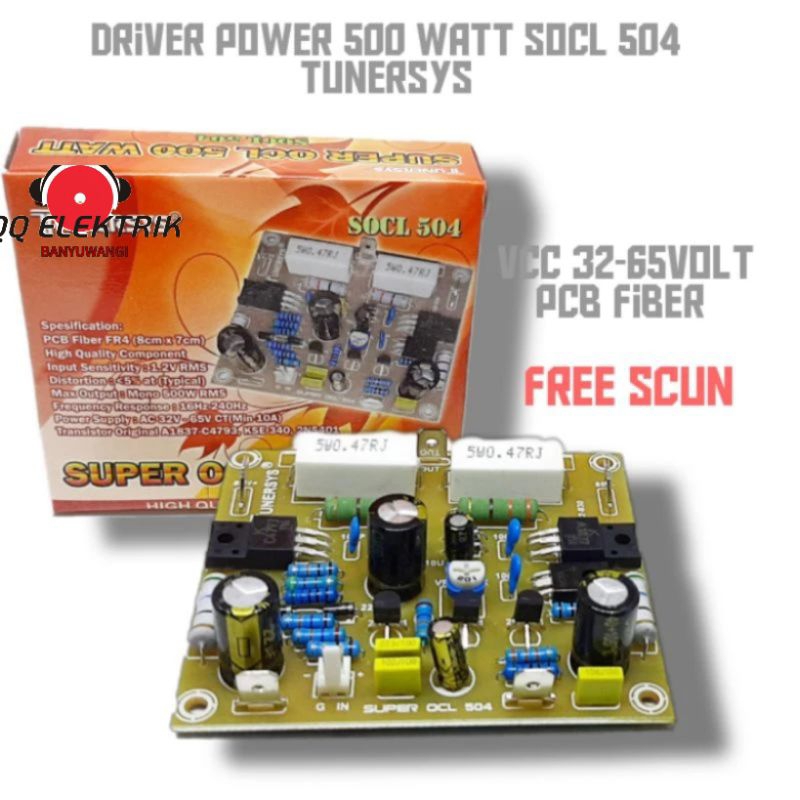Jual Kit Driver Power SOCL 504 Tunersys, Driver Power Super OCL 504