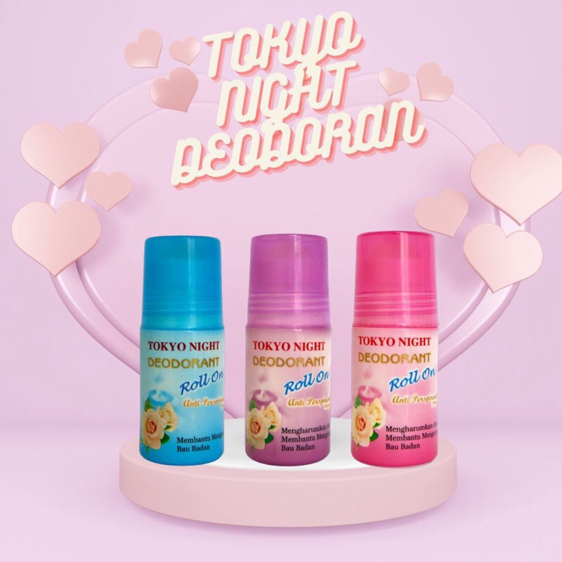 Jual Tokyo Night Deodorant Anti Perspirant 50 ml Shopee Indonesia