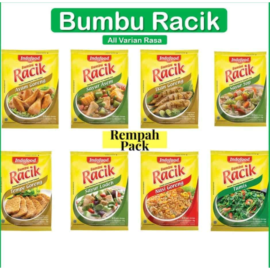 Jual Bumbu Racik Indofood Bumbu Masak Bumbu Instan Dapur 20g ( 1 pcs ...