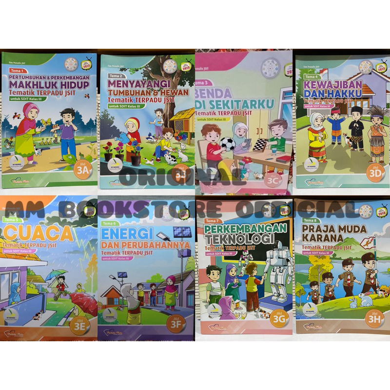 Jual BUKU TEMATIK TERPADU JSIT untuk KELAS 3 SDIT PUSTAKA MULIA ...