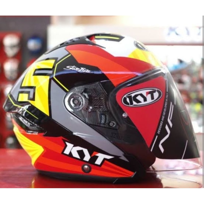 KYT NFJ Moto GP All Varian 2Visor Ready Pinlock