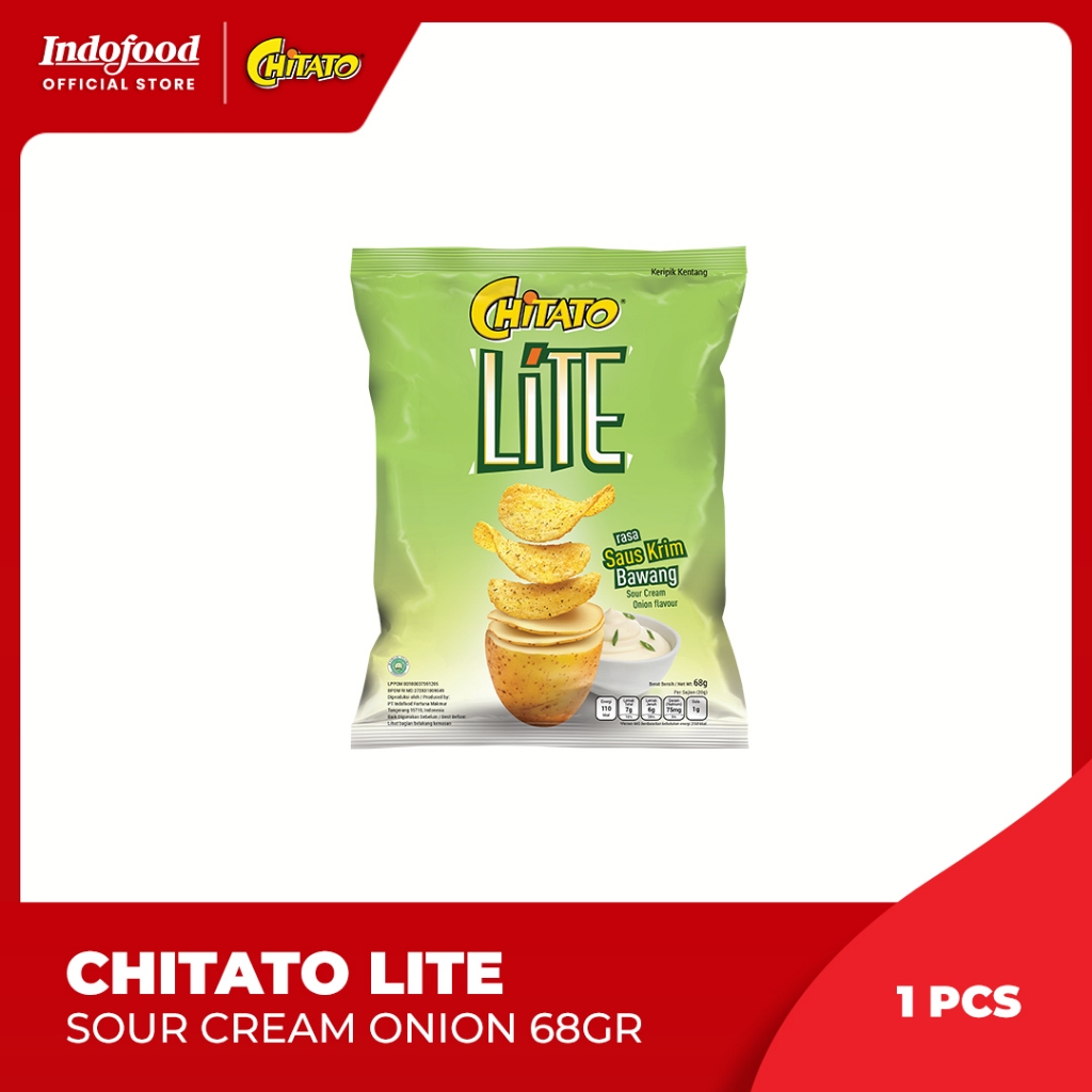 Jual Chitato Lite Sour Cream Onion 68 gr Shopee Indonesia