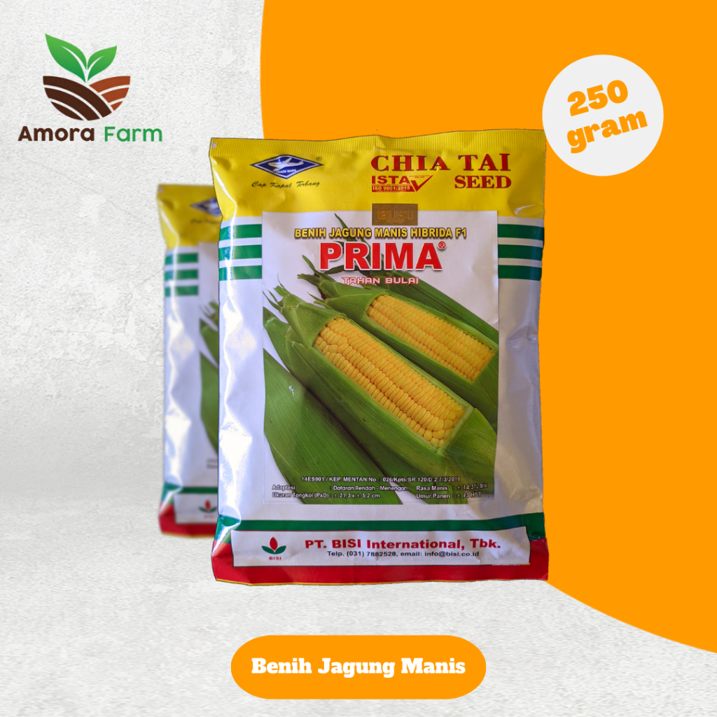 Jual Benih Jagung Manis Hibrida F Prima Isi Gr Cap Kapal Terbang Shopee Indonesia