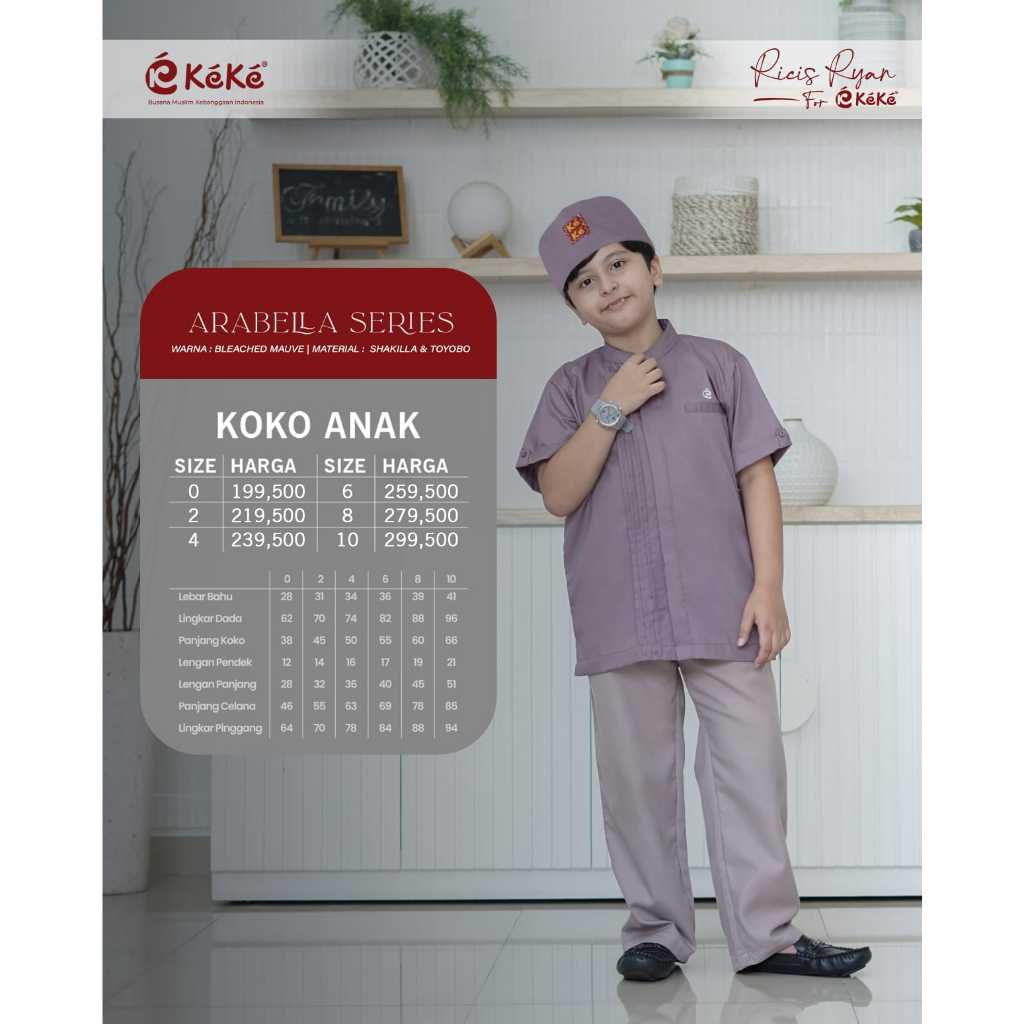 Jual ARABELLA SERIES WARNA BLEACHEDS MAUVE BY KEKE SARIMBIT KELUARGA ...