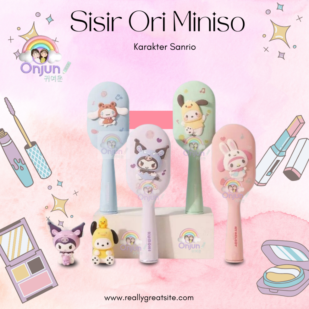 Jual Sisir Sanrio Sisir Rambut Sanrio Panjang Miniso Shopee Indonesia