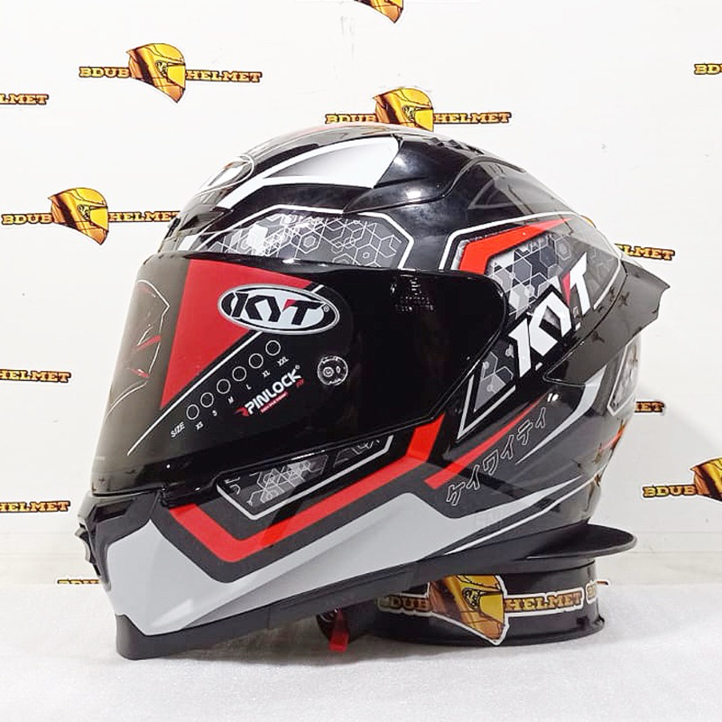 Jual Helm Full Face Kyt Striker Gorilla Grey Blue Paketgantang Shopee Indonesia