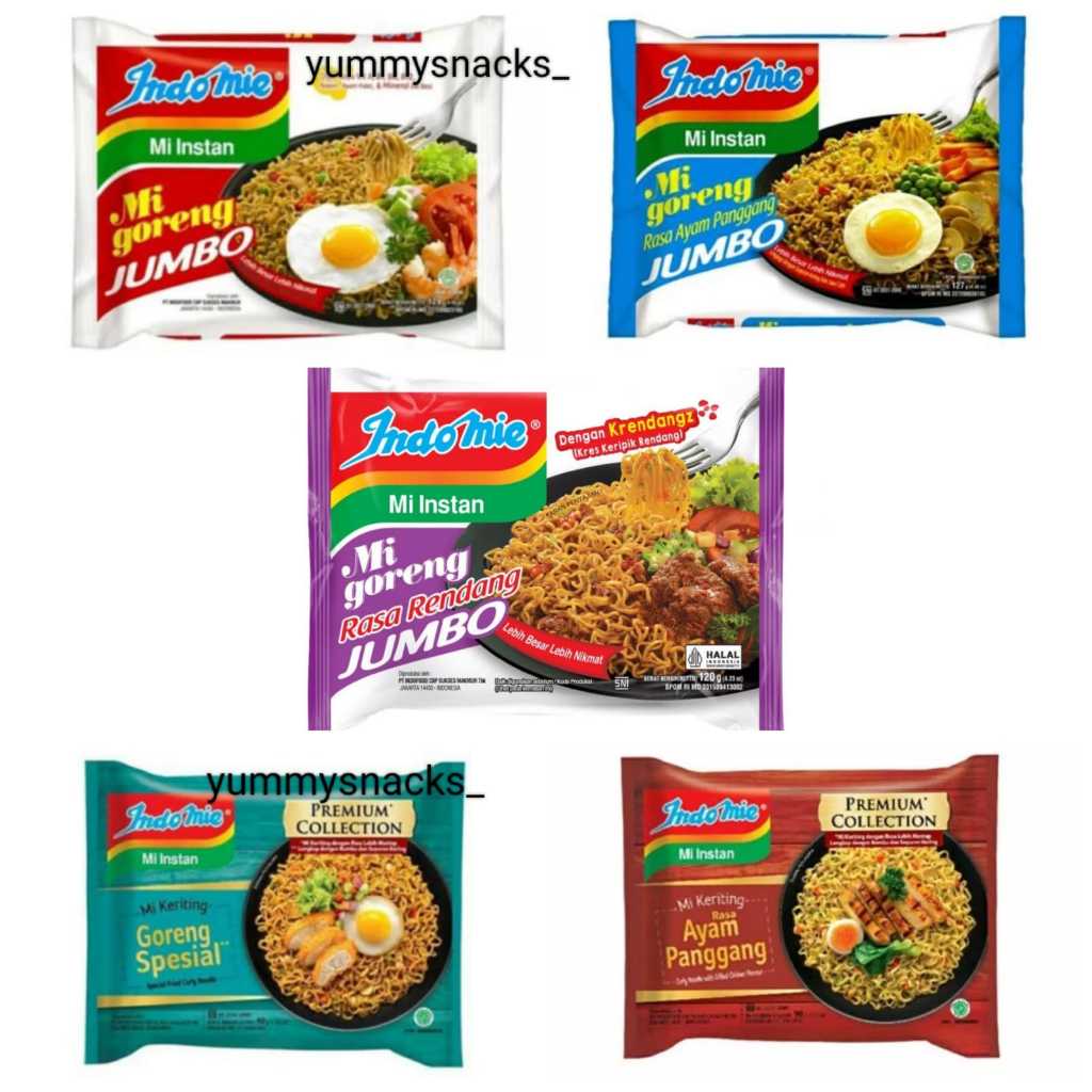 3008: Indomie Real Meat Mi Instan Goreng Rendang - Indonesia