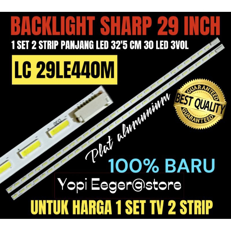 Jual BACKLIGHT TV LED SHARP 29 INCH LC 29LE440M BACKLIGHT TV LED 29 ...