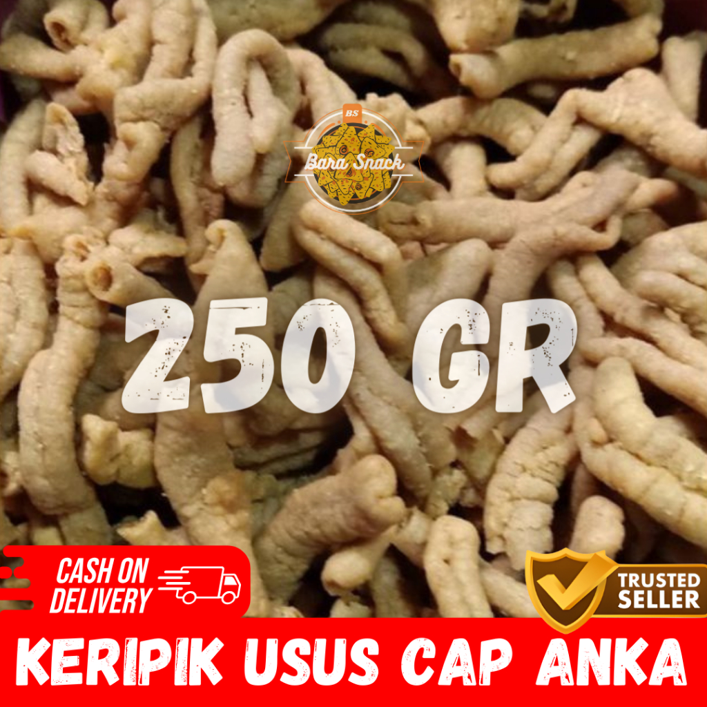 Jual [ 250gr ] Keripik Usus Cap Anka Premium Usus Ayam Crispy