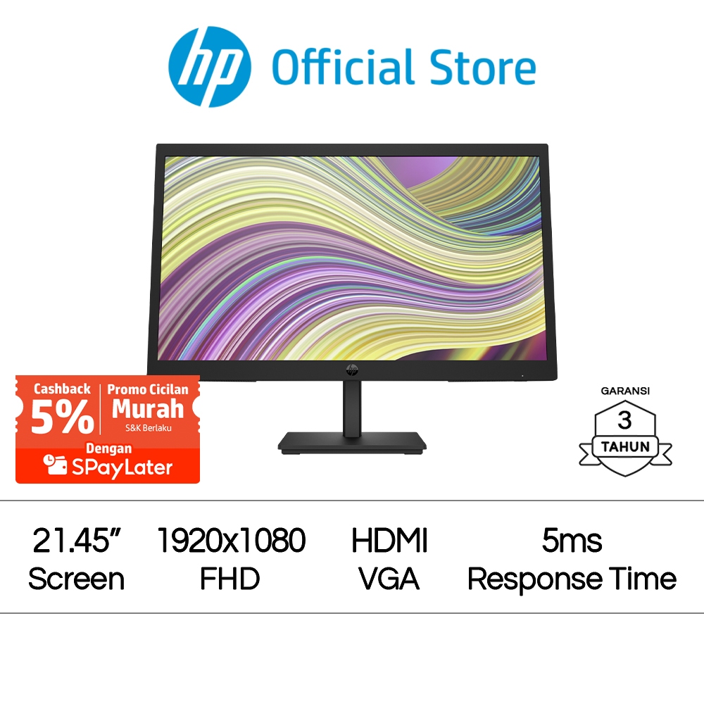 Jual Cicilan Murah SPL Monitor HP P22v G5 FHD Komputer 21.45 & 23.8