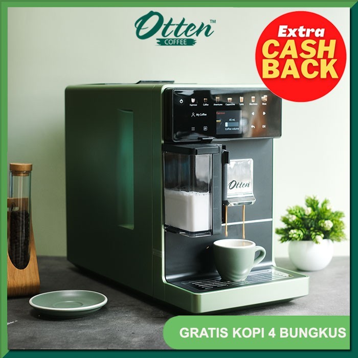 Jual Otten Excellente Smart Automatic Coffee Machine Green Mesin Kopi Espresso Otomatis 1187