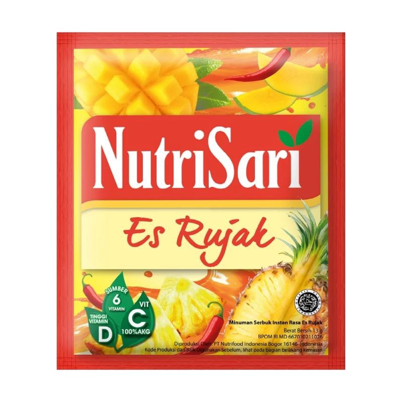 Jual NutriSari Es Rujak Bali isi 40 sachet - Minuman Jeruk Minuman Rasa ...
