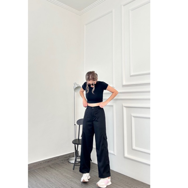 Jual HL CARGO BLACKCargo Korean Style Unisex (REALPICT) Shopee Indonesia