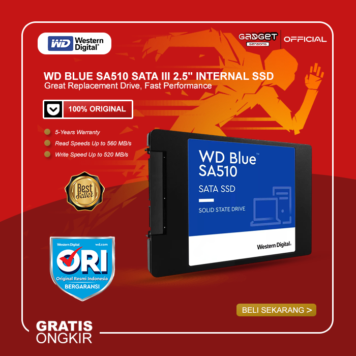 Disco Solido 1tb WD Blue SA510 1TB 2.5