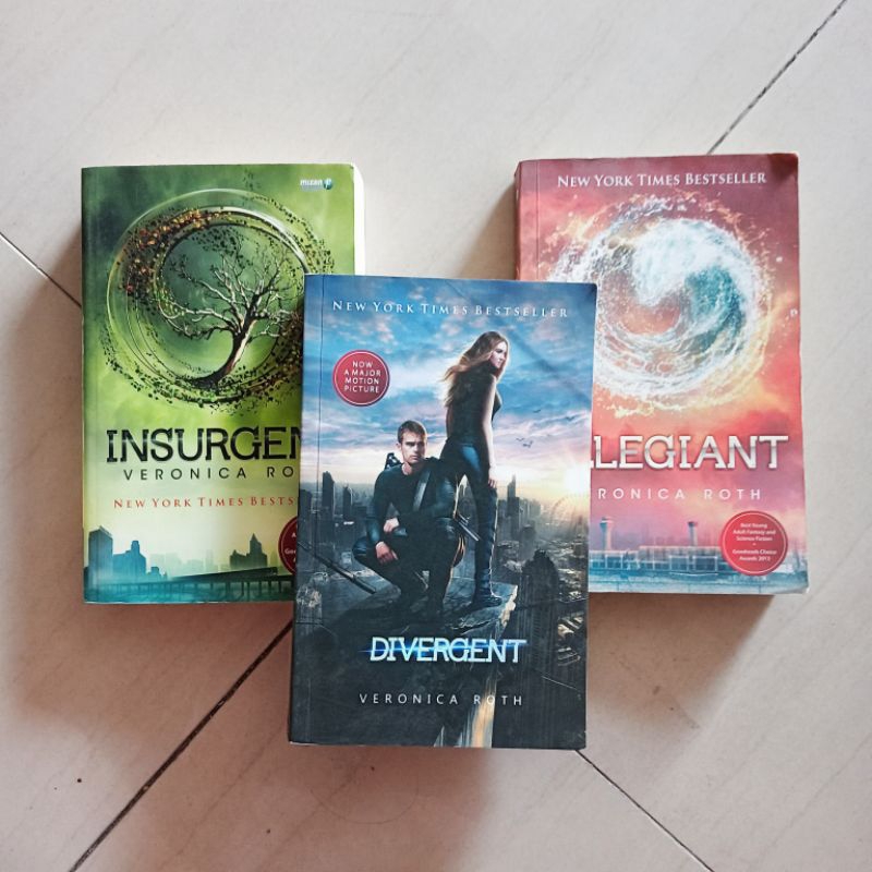 Jual Novel Fantasi Insurgent / Divergent / Allegiant by Veronica Roth ...