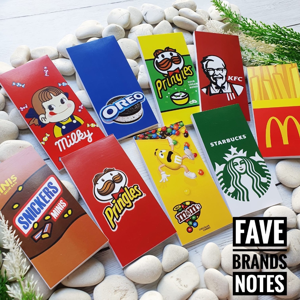 Jual Fave Brand Snacks Mini Long Notes Buku Catatan Tulis Notebook ...