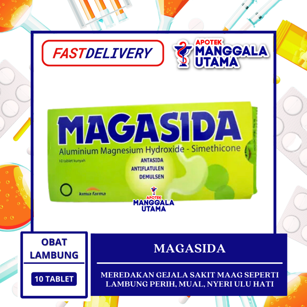 Jual Magasida Per Strip Isi Tablet Shopee Indonesia