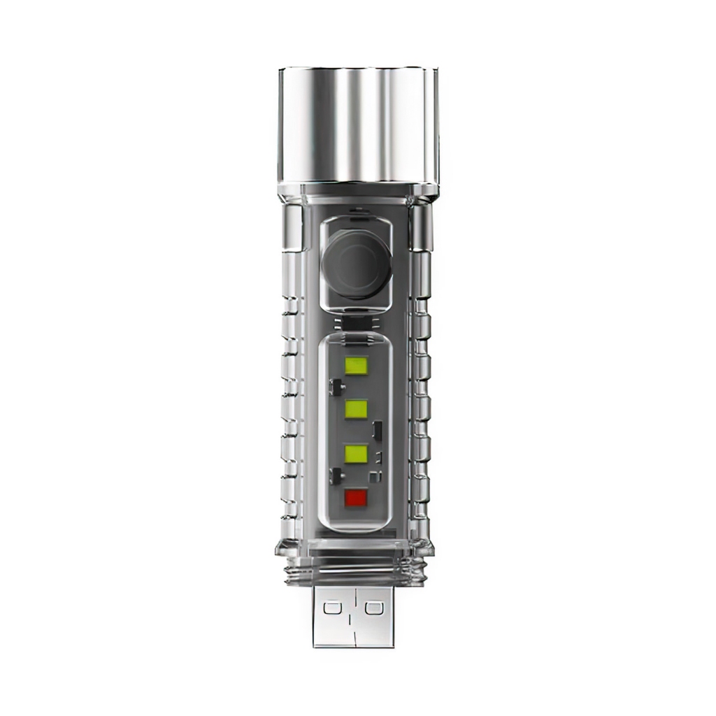 Jual Suksestech Senter Mini Saku 6 Mode Terang Senter USB Charger ...