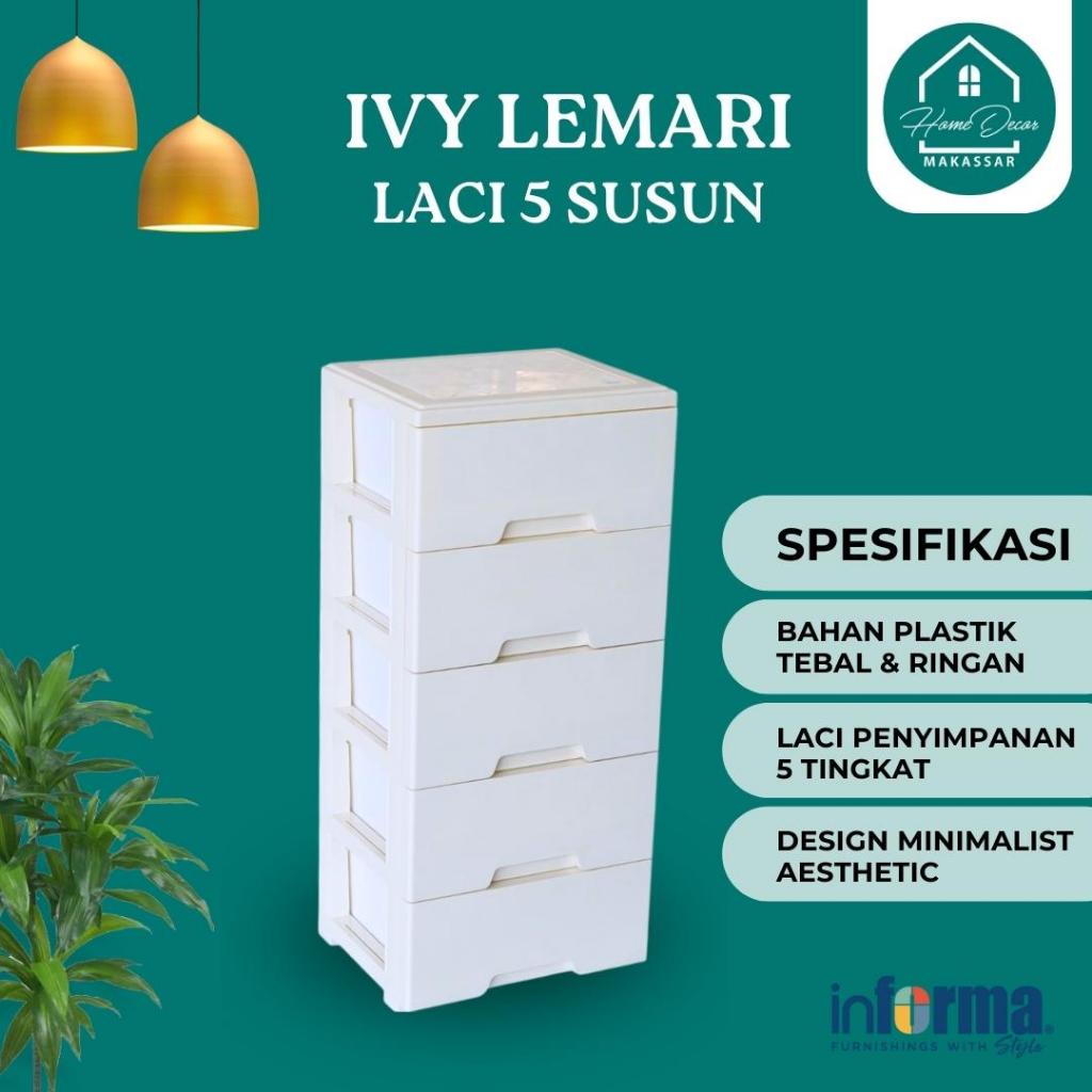 Jual Informa - Ivy Laci Penyimpanan 5 Tingkat/Lemari Laci Palstik 5 ...