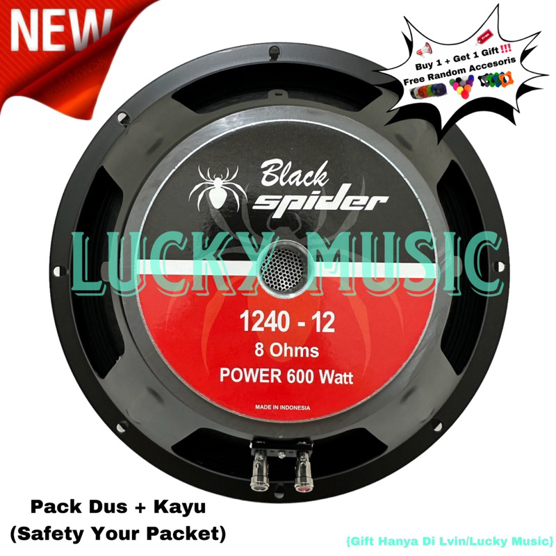 Jual Speaker Component Black Spider BS 1248 BS 1240 BS 1230 12 inch ...