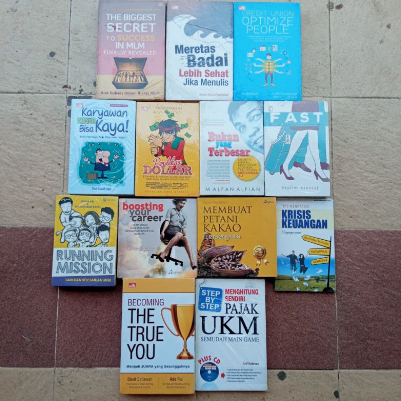 Jual OBRAL BUKU MURAH ORIGINAL / BUKU BISNIS / MOTIVASI BISNIS ...