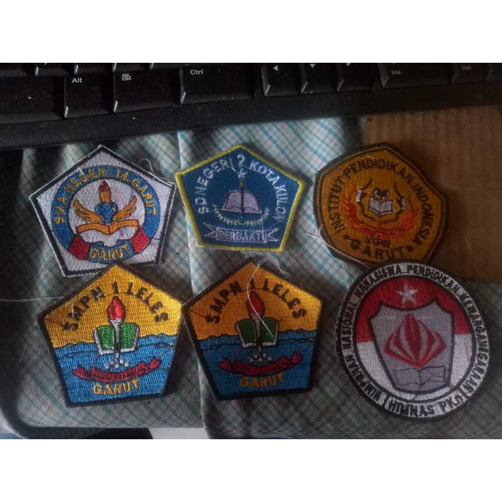 Jual Bordir Logo Sekolah Sd Smp Smk Kuliah Bisa Custom Dan Nama