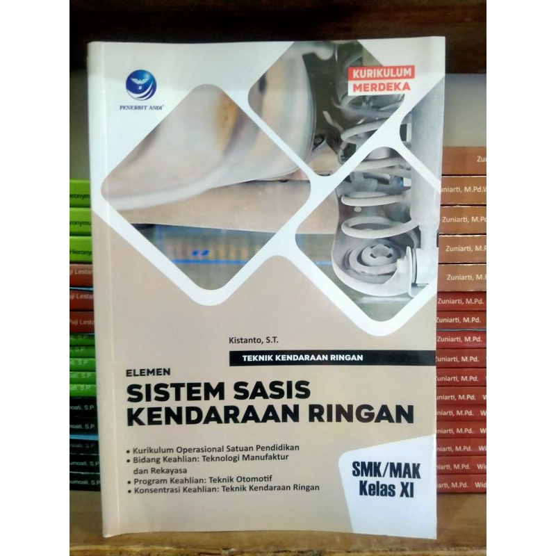 Jual Buku Teknik Kendaraan Ringan Elemen Sistem Pemindah Tenaga