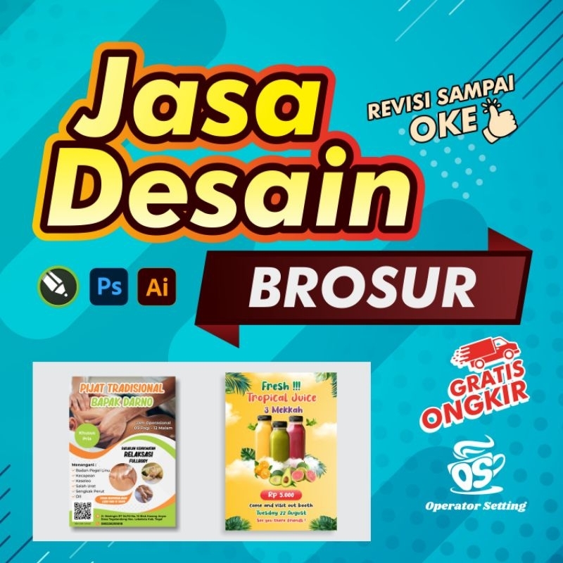 Jual Jasa Desain Grafis, Desain Brosur / Poster | Shopee Indonesia