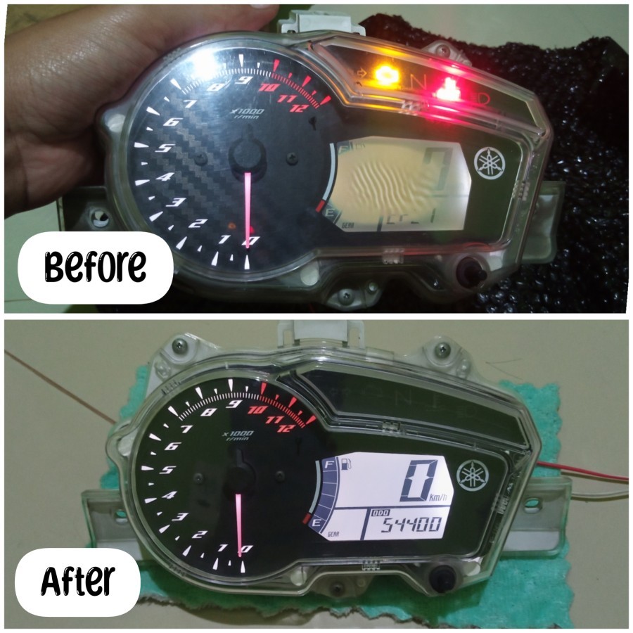 Jual Servis Sunburn LCD speedo Speedometer Yamaha Jupiter MX King 150