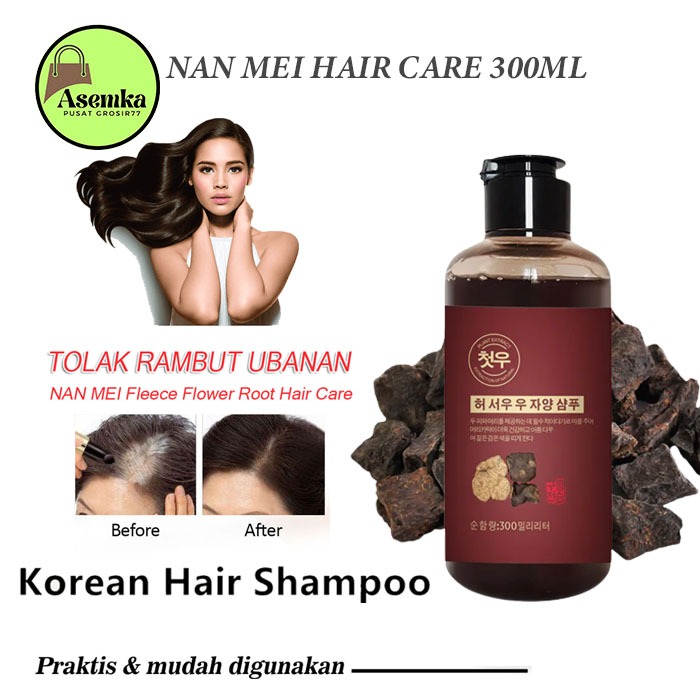 Jual Shampo penutup penghitam uban rambut permanen 300ml blackening