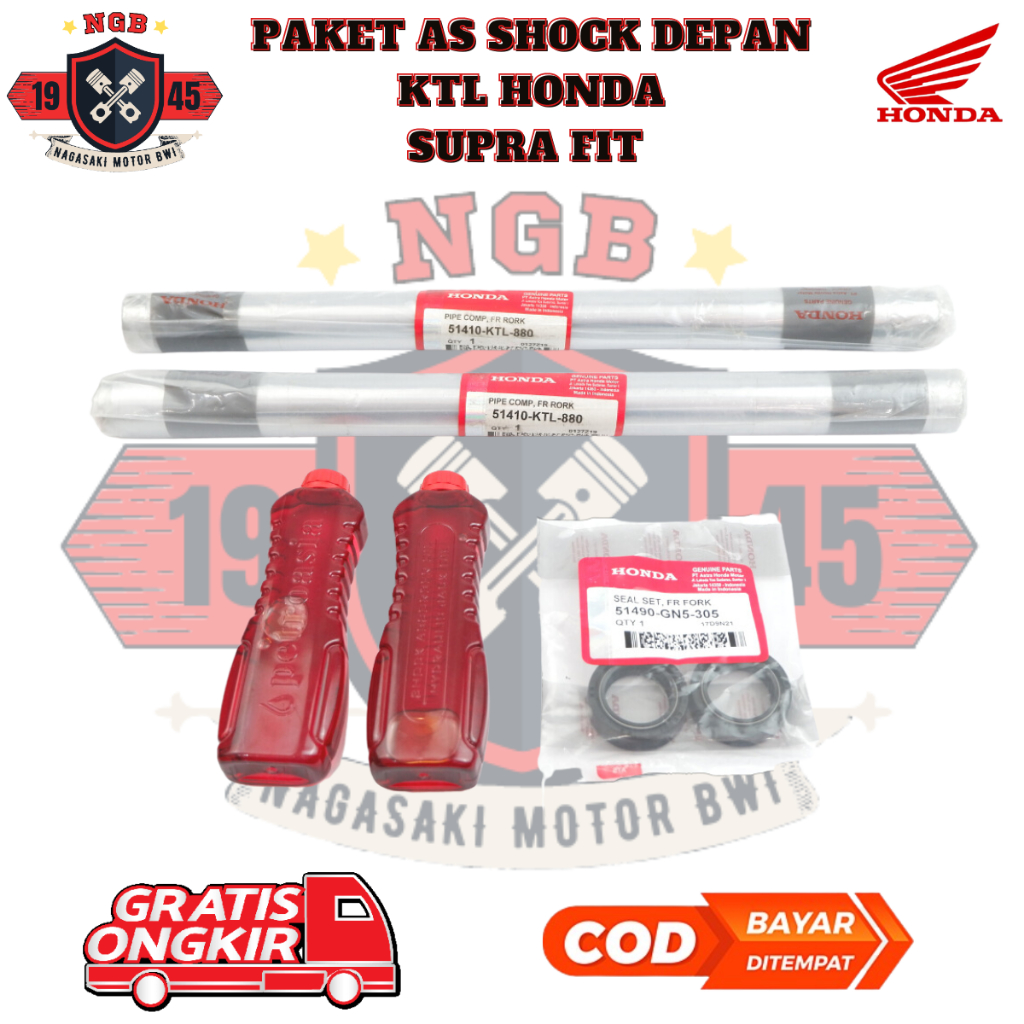 Jual As Shock Depan Honda Supra X 125 - Supra Fit New - Revo Lama KTL ...