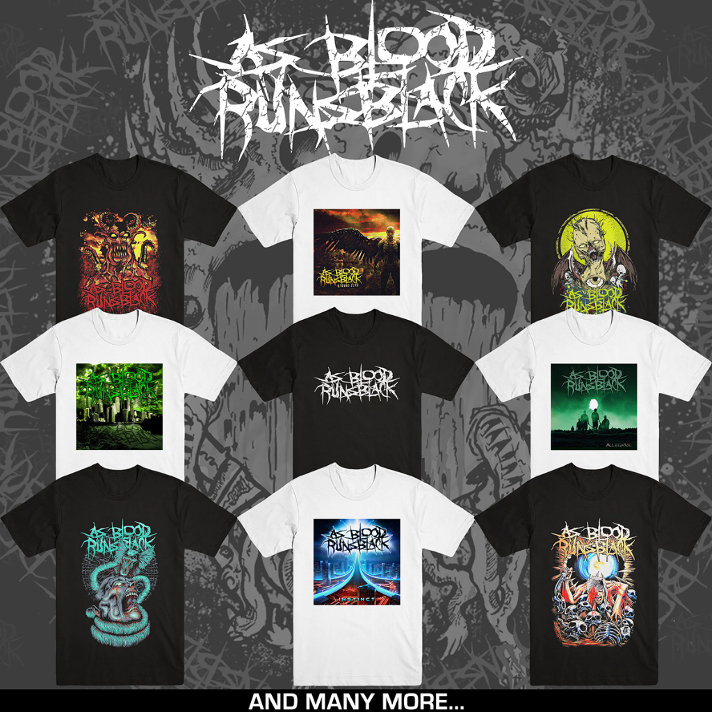 Jual AS BLOOD RUNS BLACK TSHIRT BAND METALCORE MERCHANDISE Shopee Indonesia