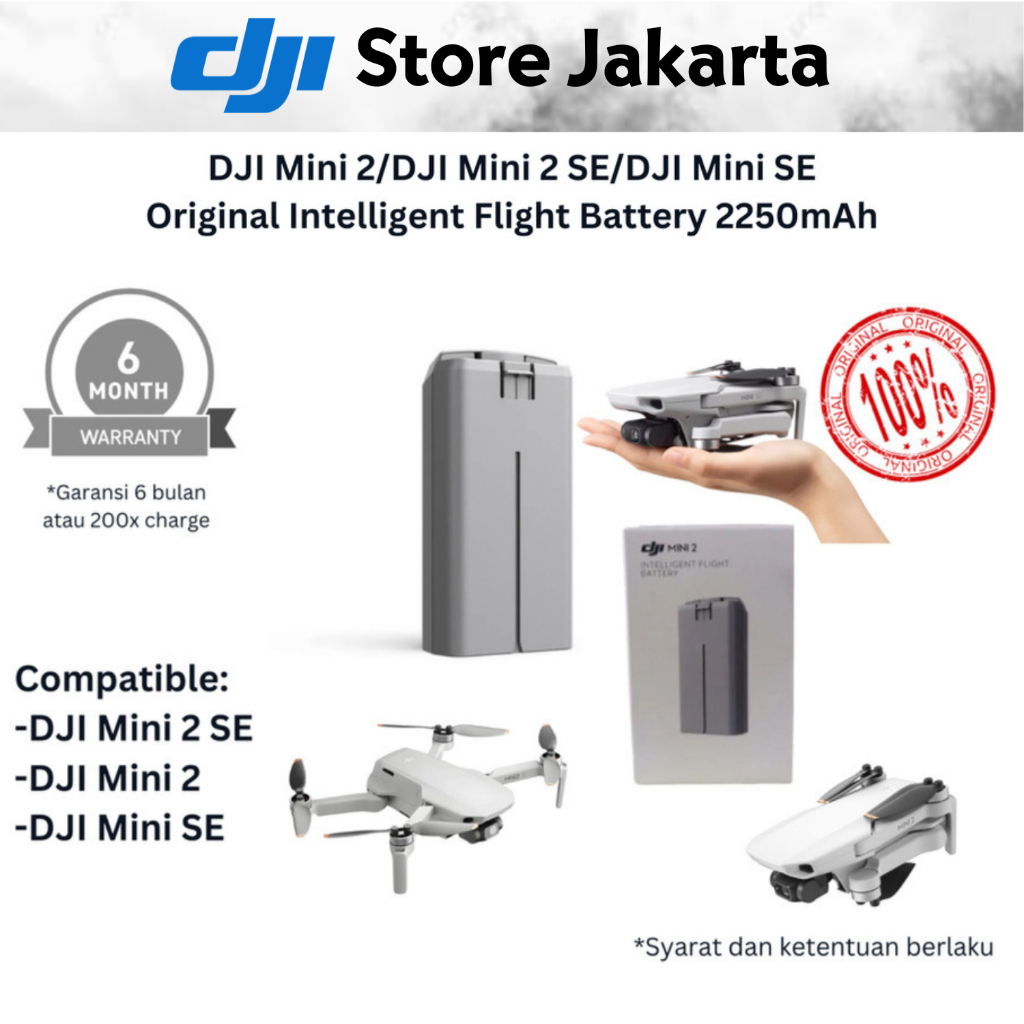 Official DJI Mini 2 Drone Intelligent Flight Battery Plus 31 Minutes 2200 MAh