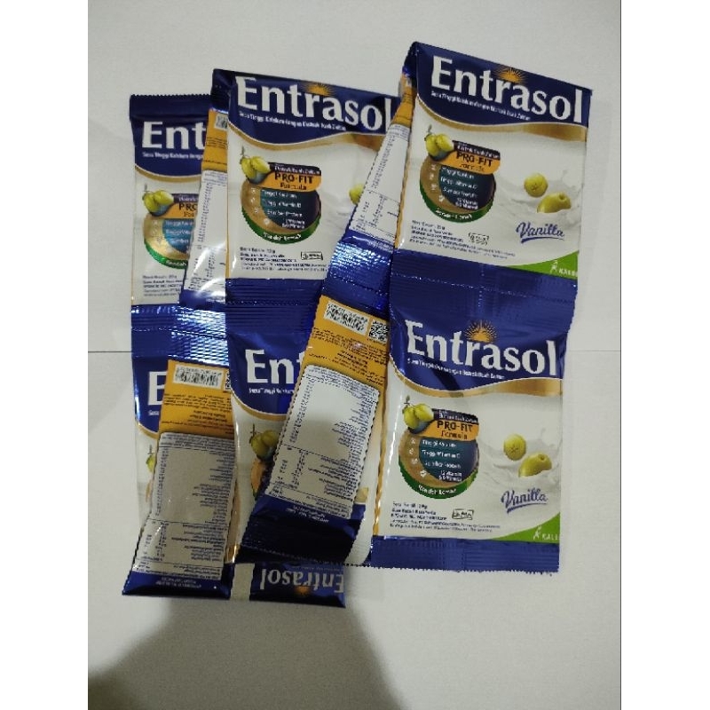Jual ENTRASOL SACHET / RENCENG RASA VANILLA ISI 10 20GR | Shopee Indonesia