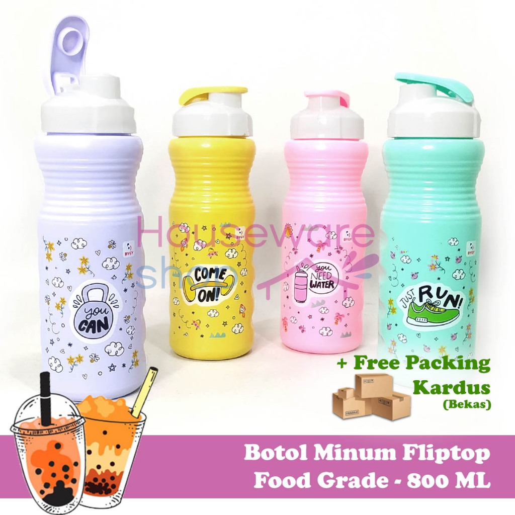 Jual Botol Minum Flip Top Sport Ml Souvenir Ulang Tahun Shopee Indonesia