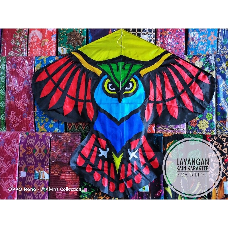 Jual LAYANGAN KAIN CELEPUK (BURUNG HANTU) | Shopee Indonesia
