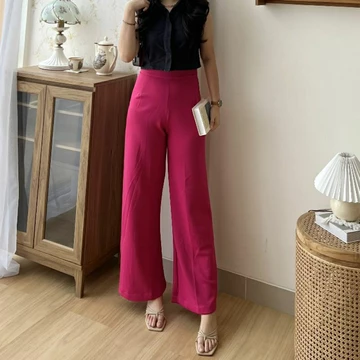 So Ra Celana Kulot Panjang Wanita Highwaist Long Cullote XXL