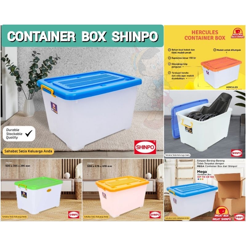 Jual CONTAINER BOX SHINPO KONTAINER PLASTIK KUAT ORIGINAL | Shopee ...