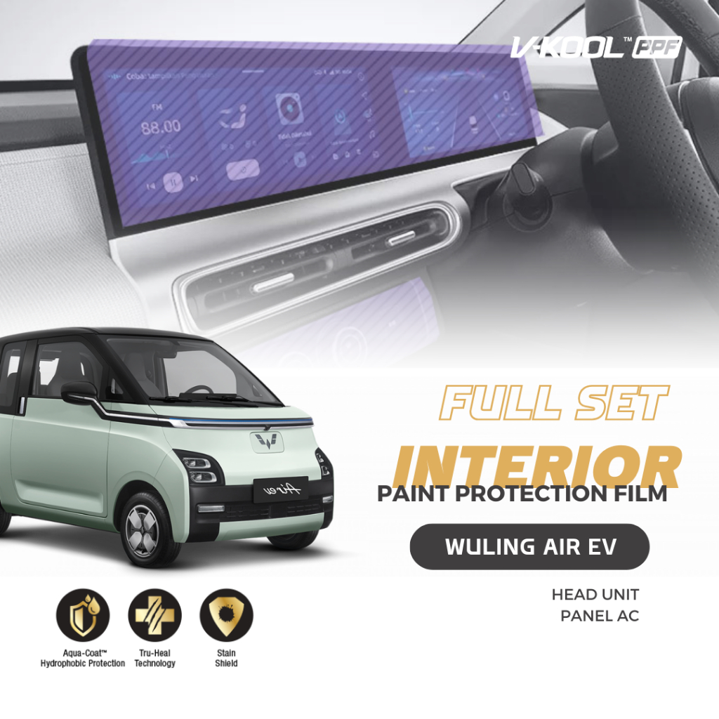 Jual VKOOL PPF Interior Protector Wuling Air EV - Full Set | Shopee ...